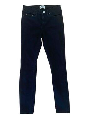 Acne Studios Skin 5 Black Skinny Jeans Stretch Denim Minimalist Size 25